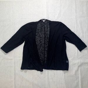 Studio Works | Black Lace Accent Cardigan | PXL